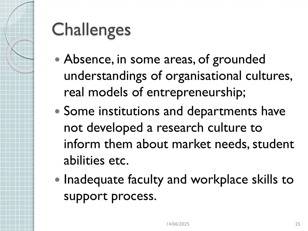 challenges