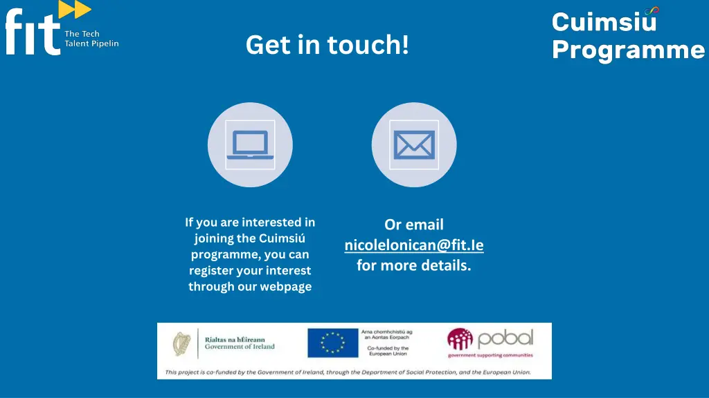 get in touch