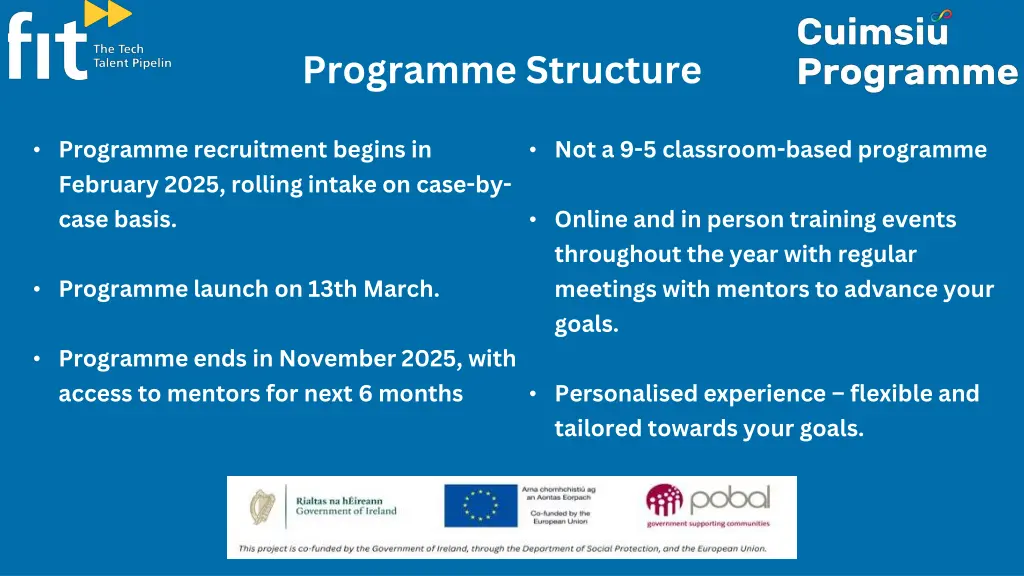 programme structure