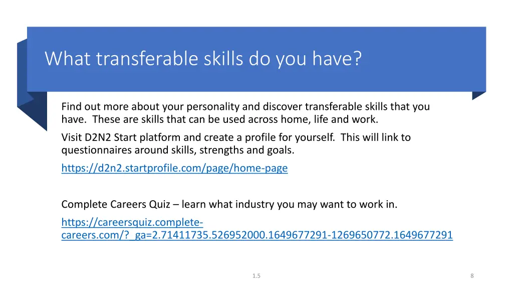 what transferable skills do you have