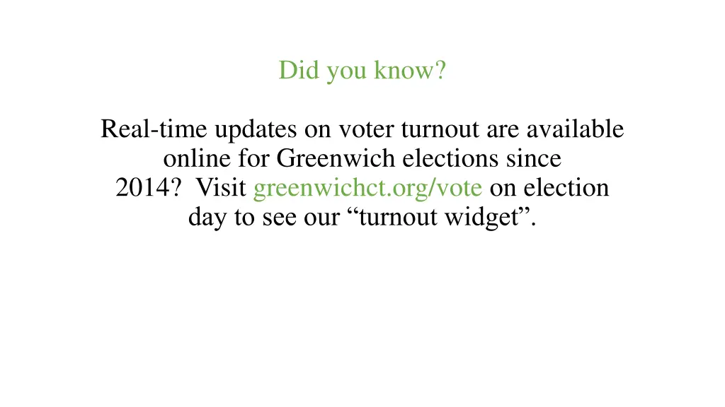 did you know 2