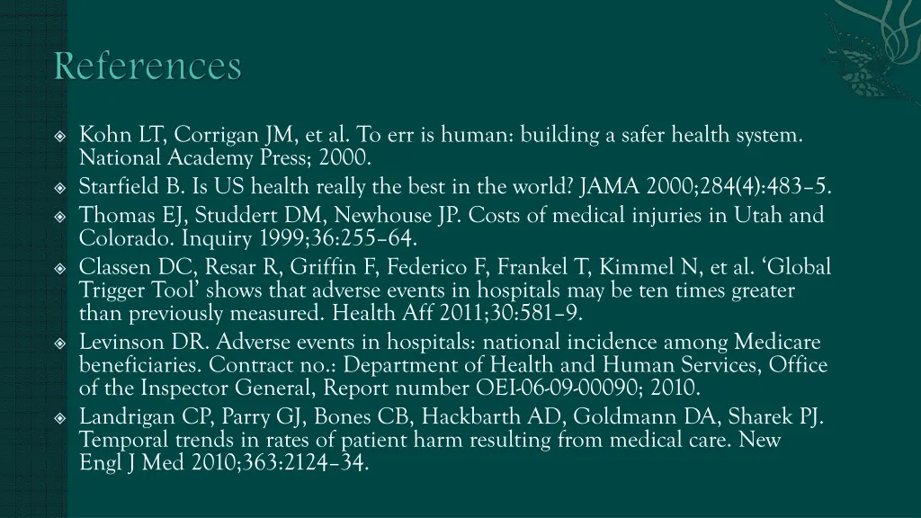 kohn lt corrigan jm et al to err is human
