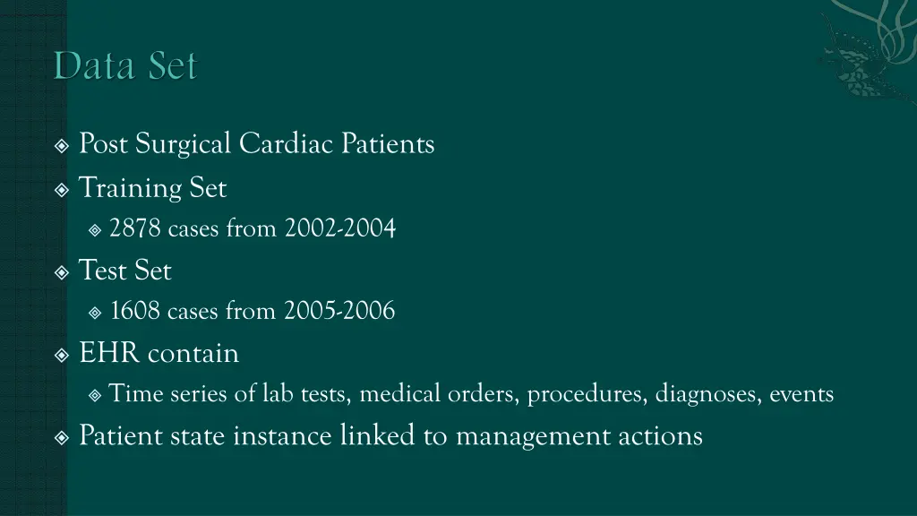 post surgical cardiac patients