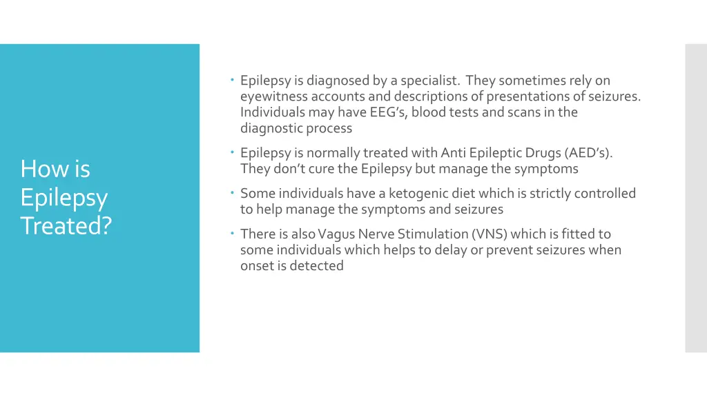 epilepsy is diagnosed by a specialist they