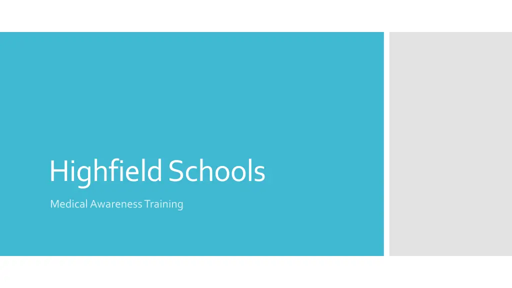 highfield schools