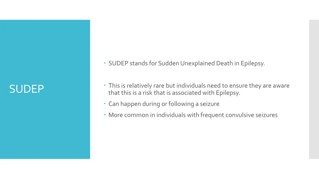 sudep stands for sudden unexplained death