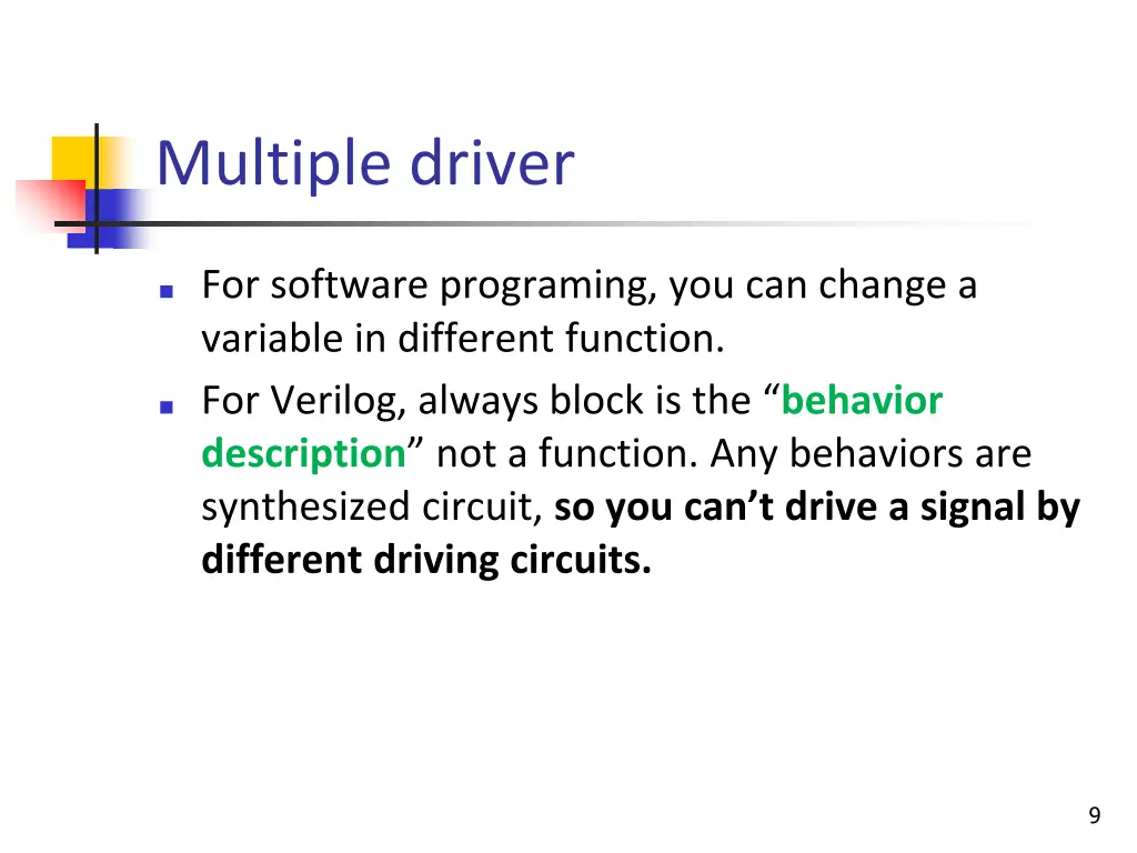 multiple driver 1