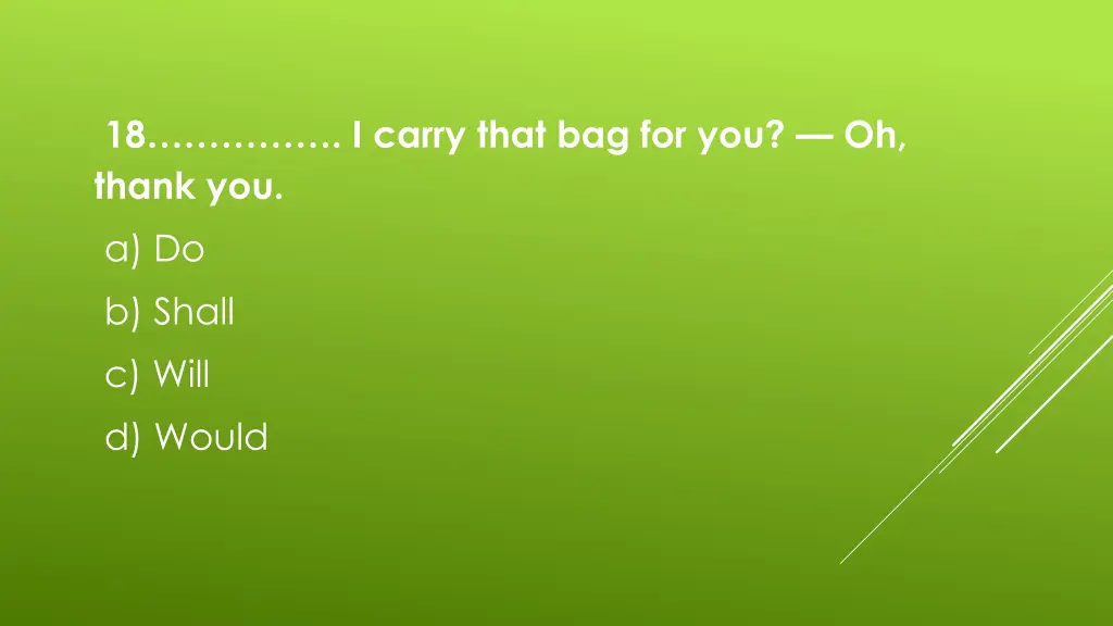 18 i carry that bag for you oh thank