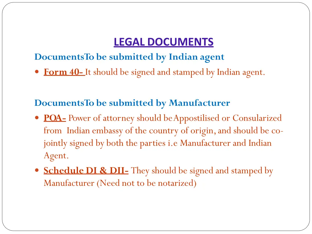 legal documents