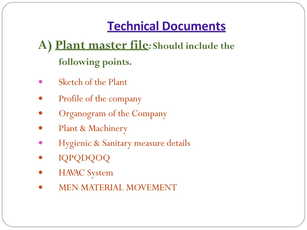 technical documents