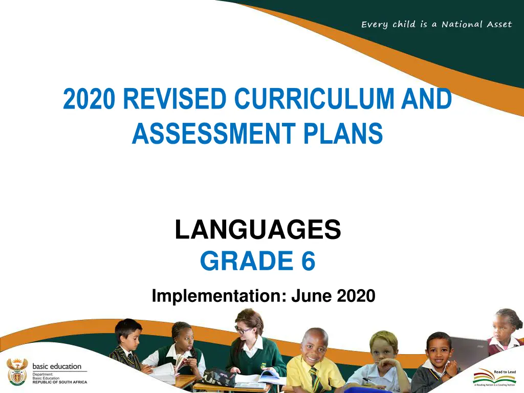 2020 revised curriculum and assessment plans