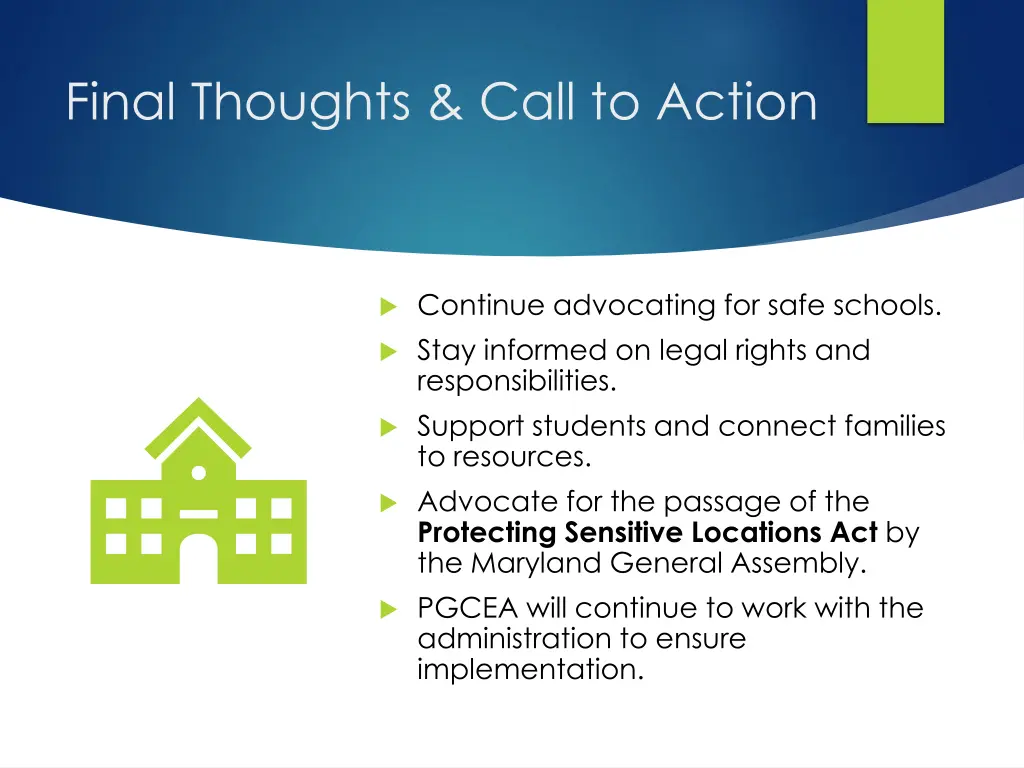 final thoughts call to action