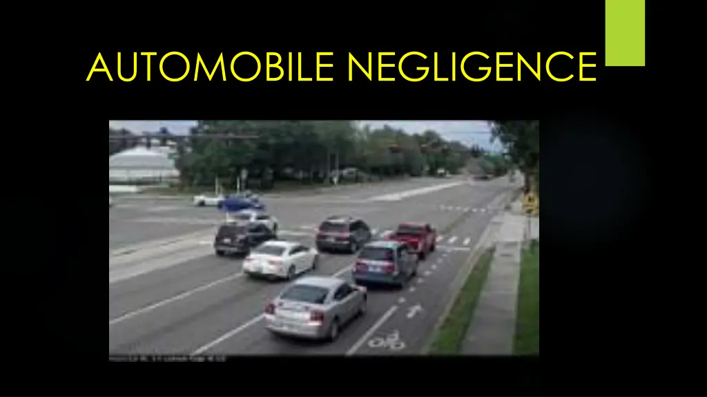 automobile negligence