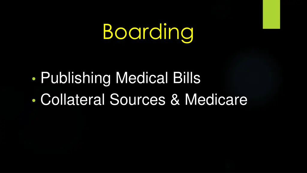 boarding