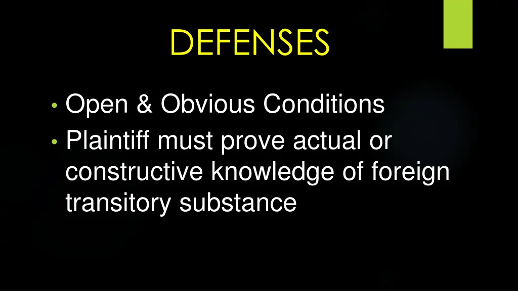defenses