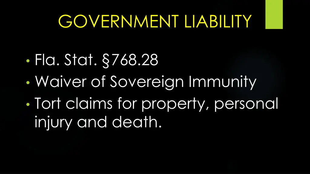 government liability