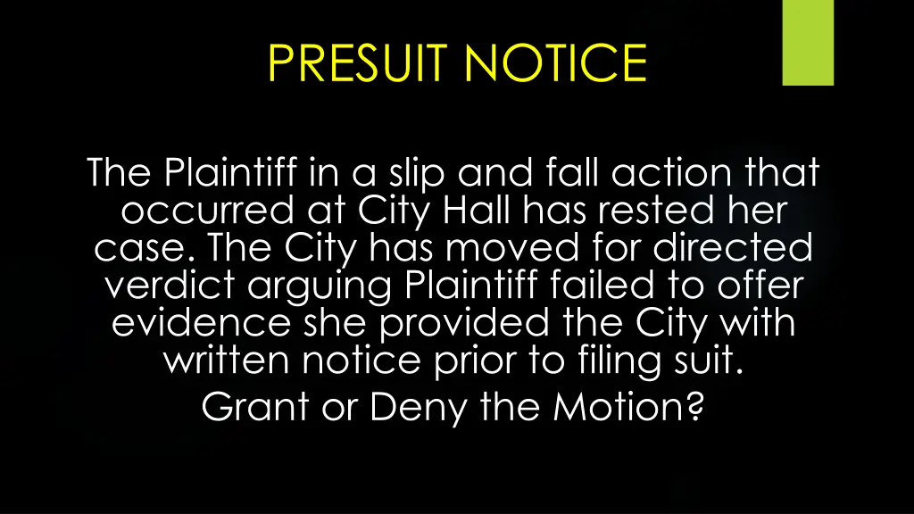 presuit notice 2