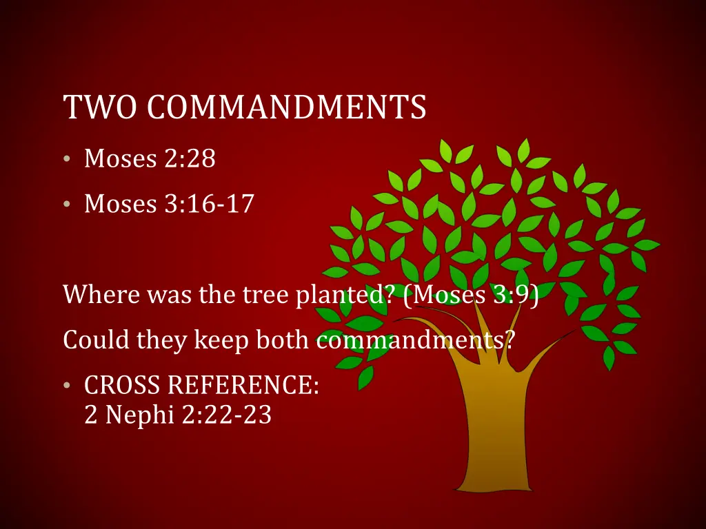 two commandments