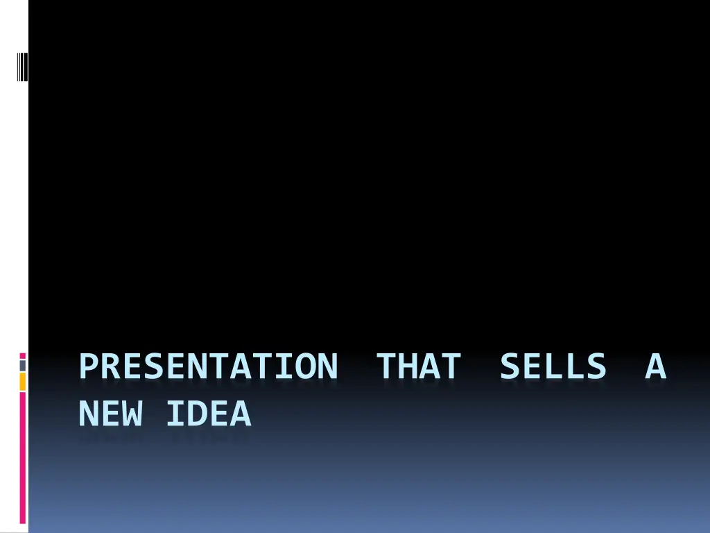 presentation new idea