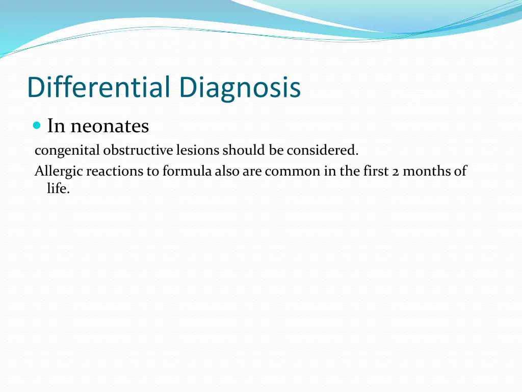 differential diagnosis