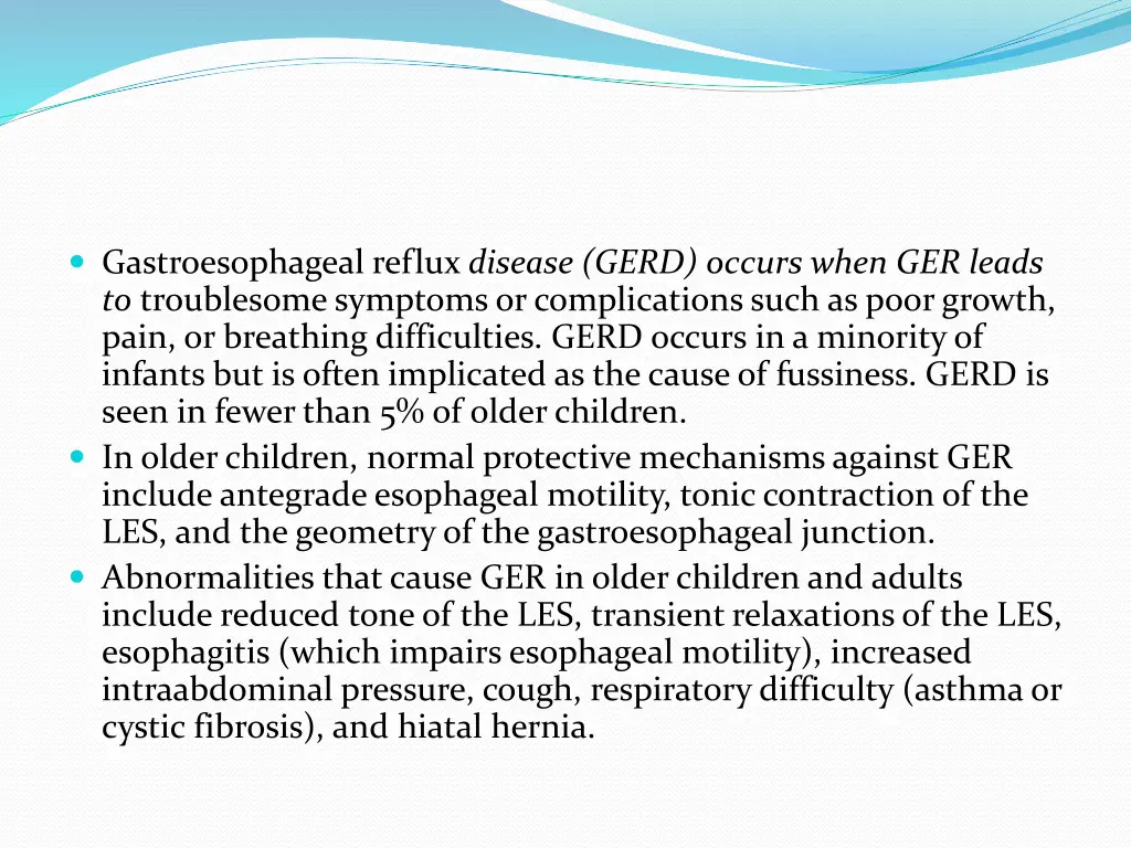 gastroesophageal reflux disease gerd occurs when