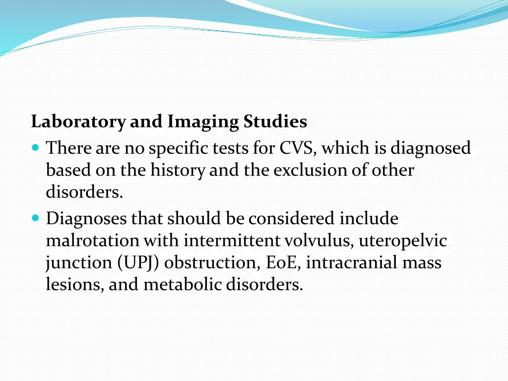 laboratory and imaging studies there