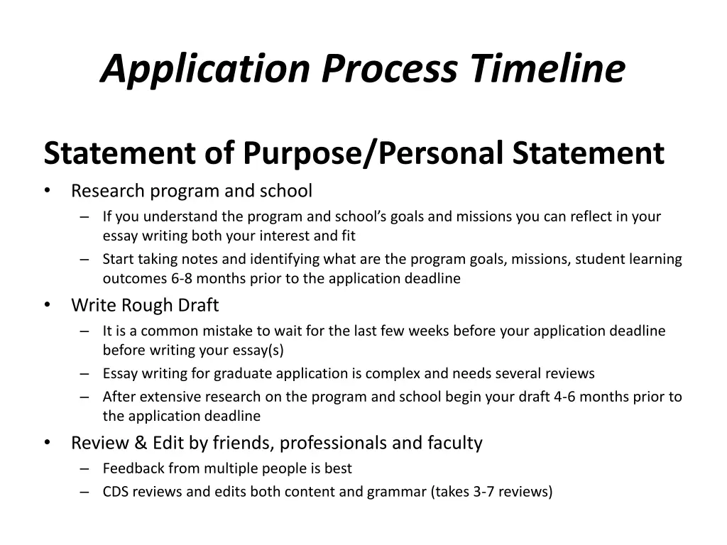 application process timeline 3
