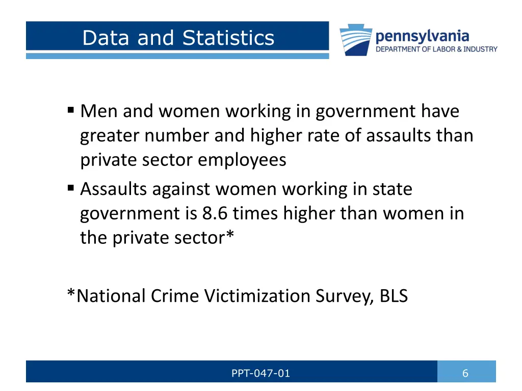 data and statistics