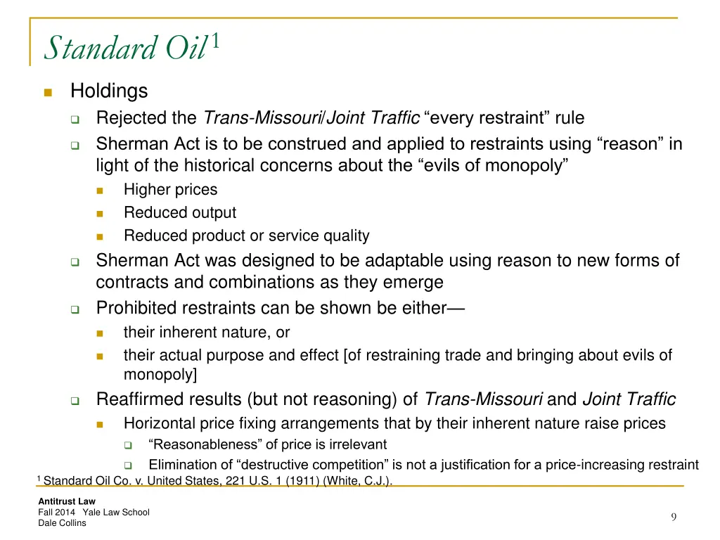 standard oil 1