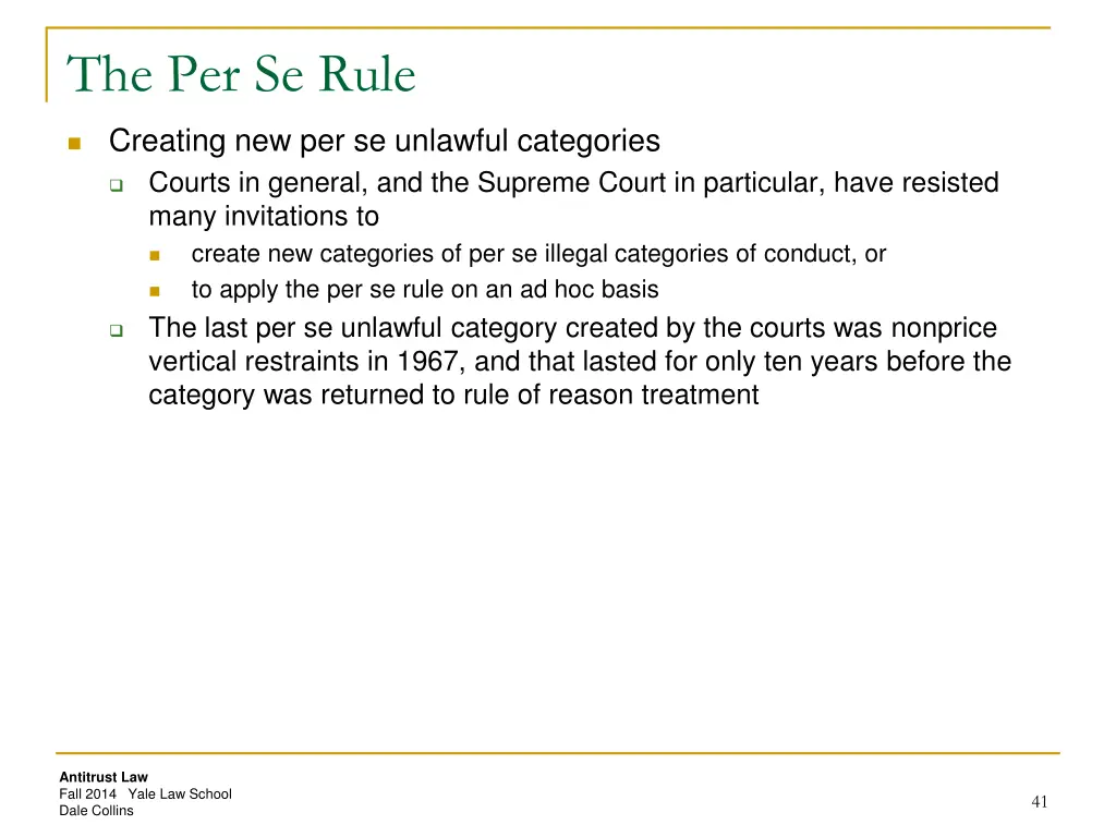 the per se rule 5