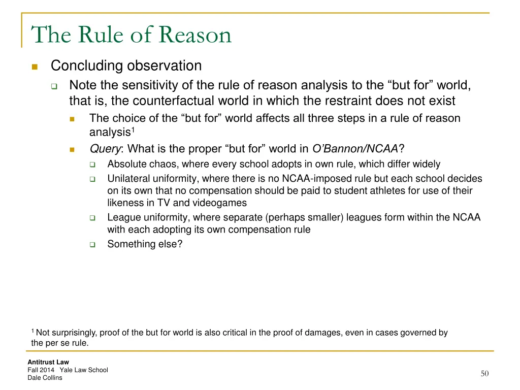 the rule of reason 3