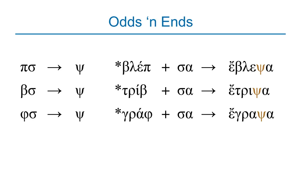odds n ends 1