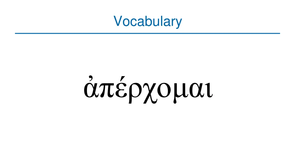 vocabulary