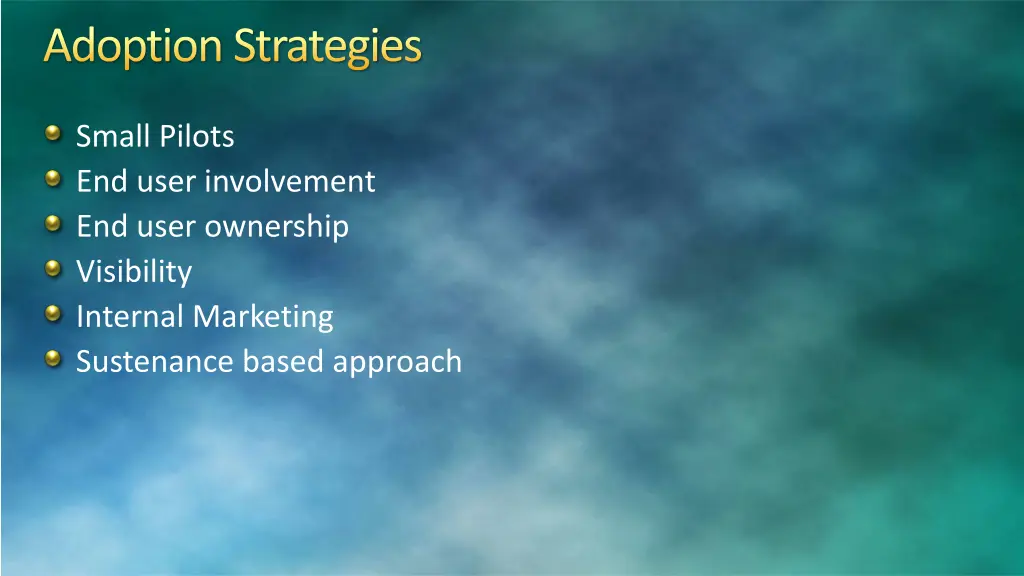 adoption strategies