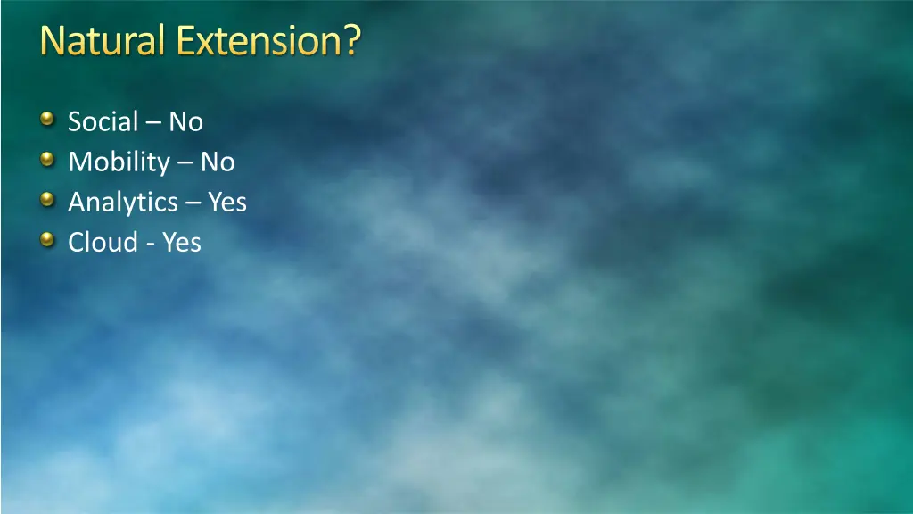 natural extension
