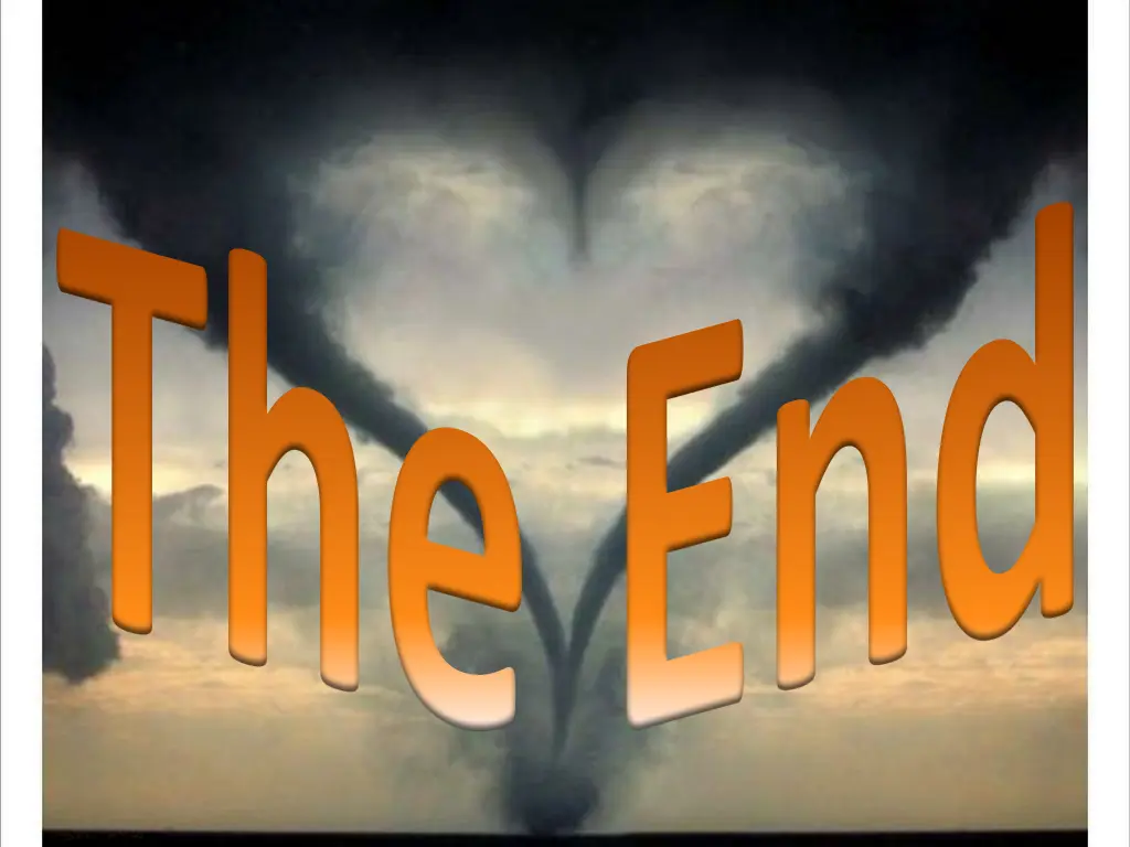 the end