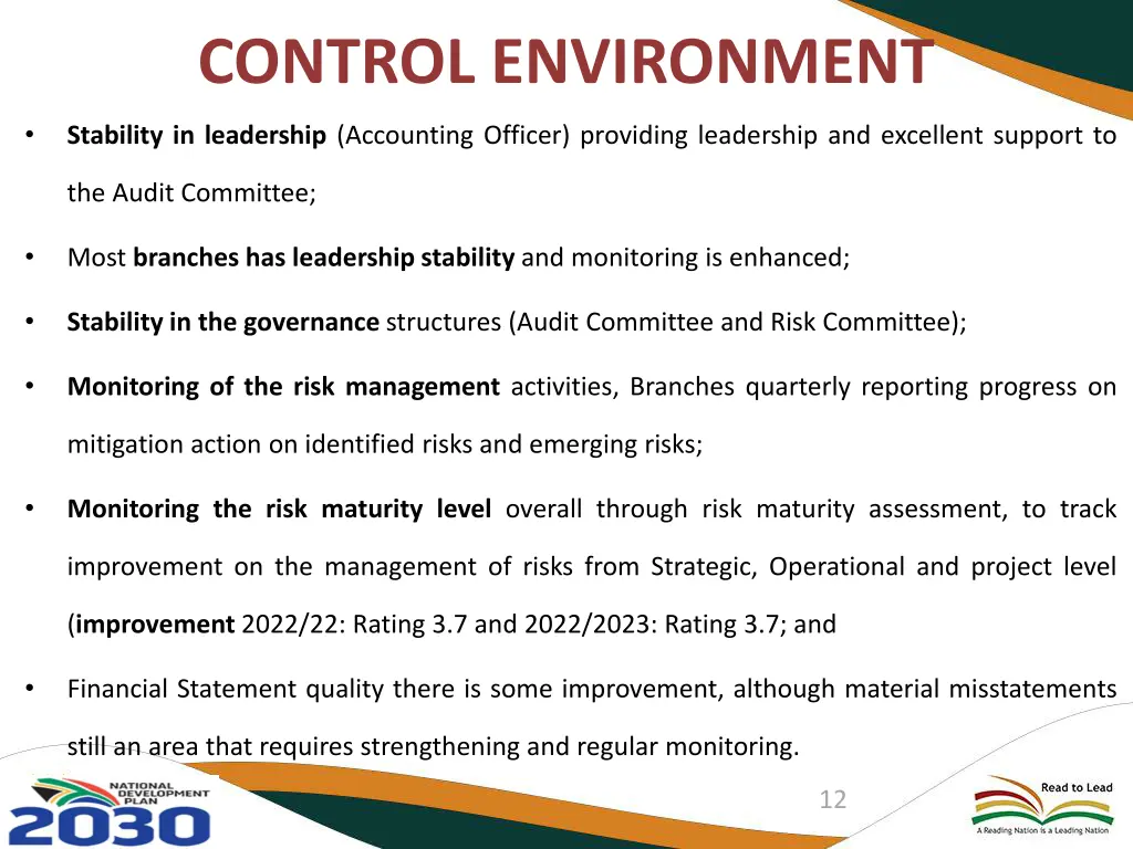 control environment