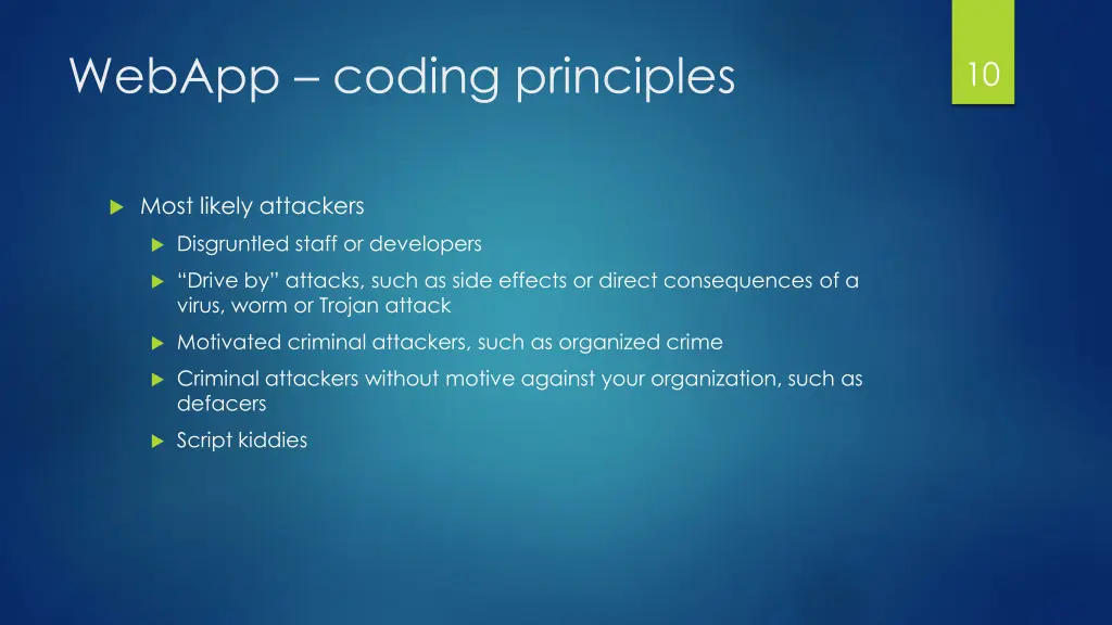 webapp coding principles 2
