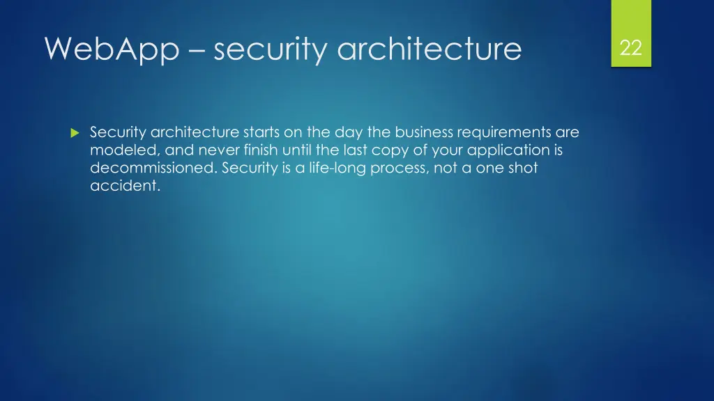 webapp security architecture 2