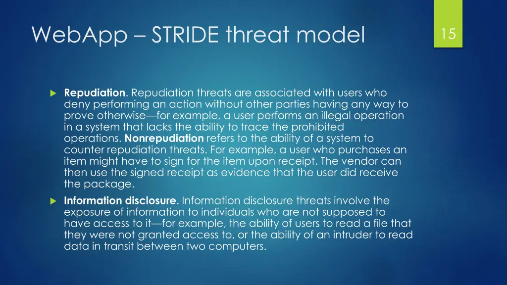 webapp stride threat model 1