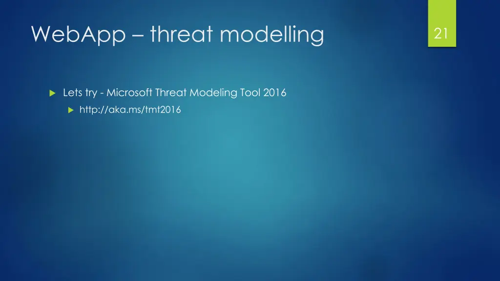 webapp threat modelling