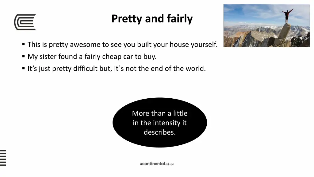 pretty and fairly