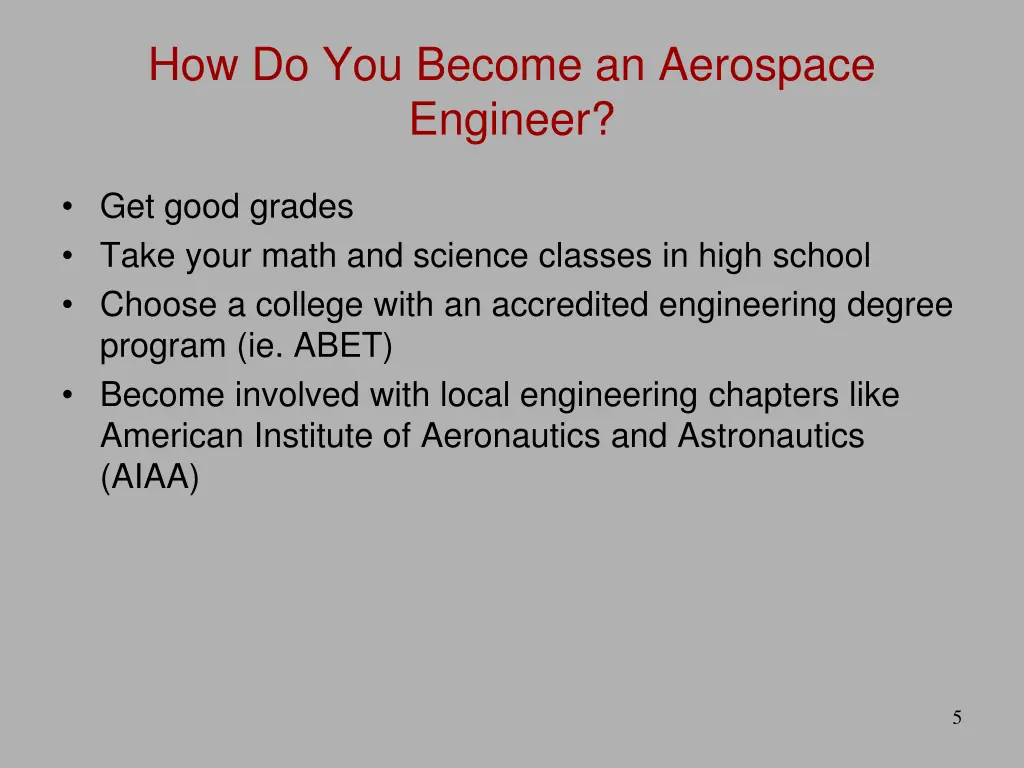 how do you become an aerospace engineer