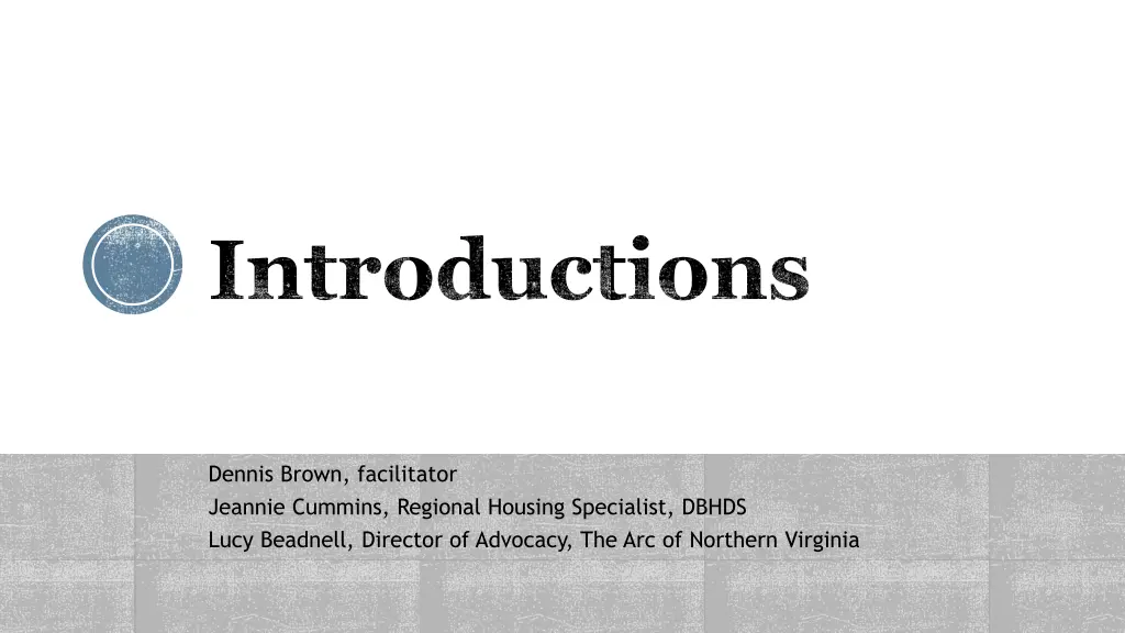 introductions