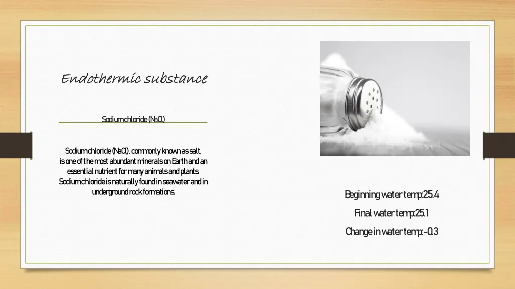 endothermic substance endothermic substance 1