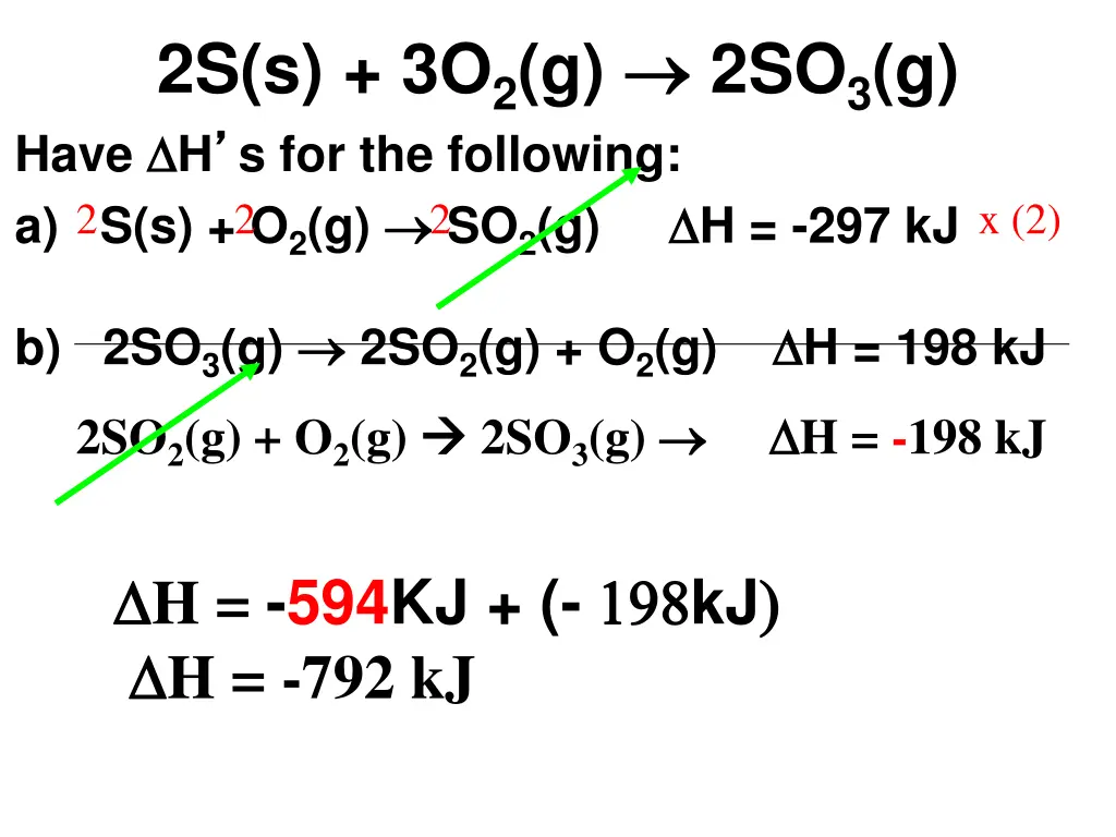 2s s 3o 2 g have h s for the following a s s o 2 g