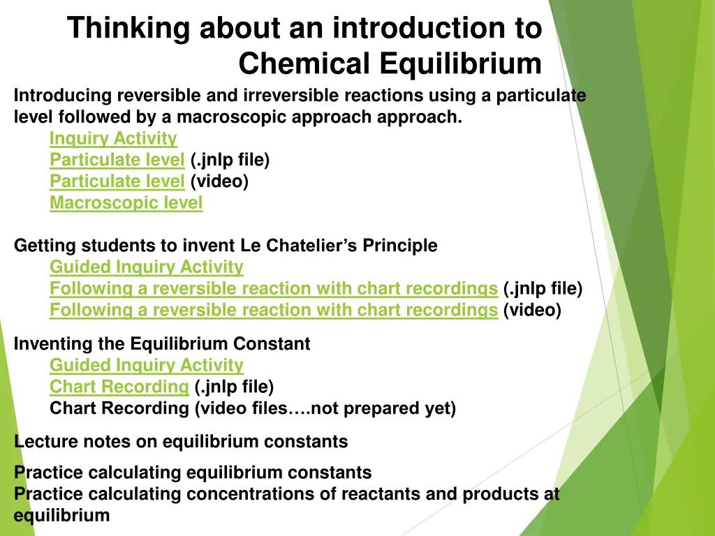 thinking about an introduction to chemical 1
