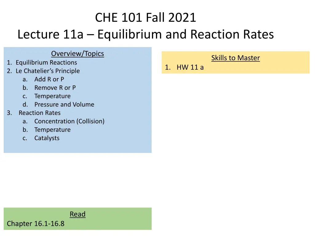 che 101 fall 2021