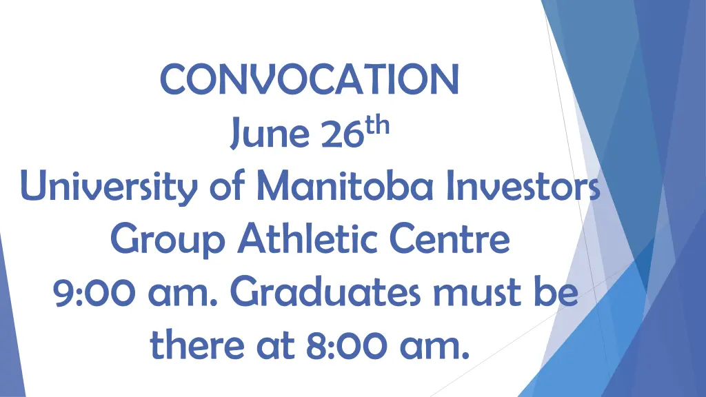 convocation june 26 th university of manitoba