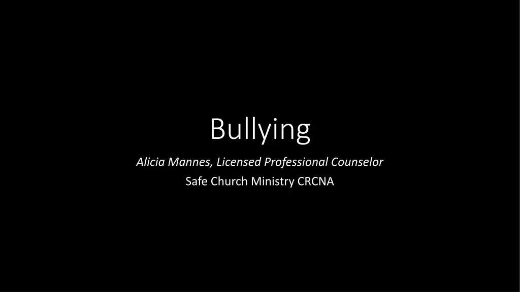 bullying
